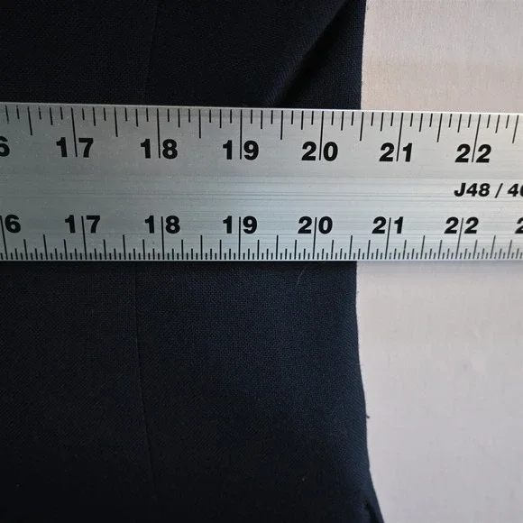 Wimbledon 40S Navy Blue‎ Hopsack Gold Button Mens Blazer Sport Coat Jacket